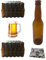 Generico 60 Bottiglia Birra ml 33 Longhnet, venduta in pacchi da 30 Pezzi (2 pacchi x 30) Completi di Tappo Corona