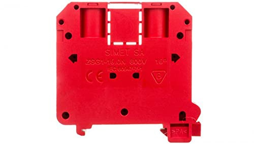 Schraubklemmenblock ZSG1-16.0NC rot Marke SIMET