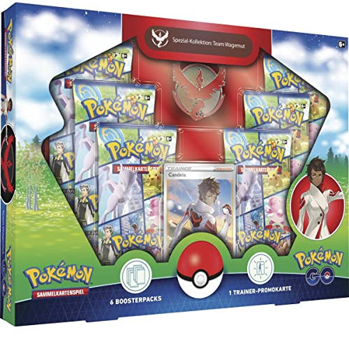 Pokemon GO Spezial Kollektion: Team Wagemut Box | DEUTSCH | + Arkero-G 50 Standard Soft Card Sleeves