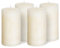 Brandsseller Stumpenkerze 4er Set 7x18 cm Weihnachtskerze Adventskranz Creme