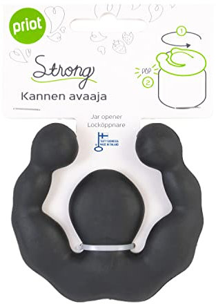 Priot Strong Glasöffner | Jar Opener | Twist Gripper für schwache Hände, Kinder, Senioren, Menschen mit Arthritis, Küchenhilfe, um leicht zu greifen und Deckel offen zu grapieren