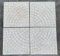 Set di 4 mattoni in cemento bianco ideali per donare stabilità al vostro ombrellone - colore beige - dimensioni cm 50 x 50 x 4h (beige)