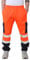 AAIF RETAILS® Men Hi Vis Viz Workwear Trousers Jogging Bottom Visibility Safety Fleece Pant UK (Orange/Navy Blue Large)