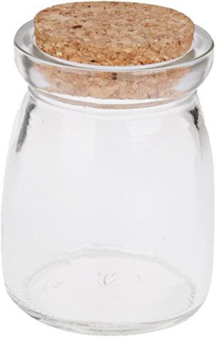 Tiuimk Mini Glass Bottle - Seasoning Jar for Potpourri, Candy, and Decorations
