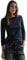 Cecil Damen B317389 Basic Baumwollshirt U-Boot Ausschnitt, Universal Blue, L EU
