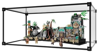 Vitrine Acrylique, vitrine empilable Transparente, vitrine de Collection Anti - poussière Porte Auto - Assemblée Jouet Figurine modèle de Voiture Collection de Figurines (55x30x25cm)