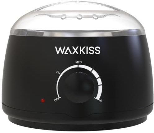 Waxkiss 14Oz Wax Warmer, Professional Wax Warmer for Hair Removal With See-Through Lid And Aluminum Pot Wax Melting Machine for Women Men