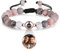Lam Hub Fong Personalisiertes Foto Projektions Armband mit perlen Benutzerdefinierte Armband mit Bild Geschenk für Männer Familie (# 4)