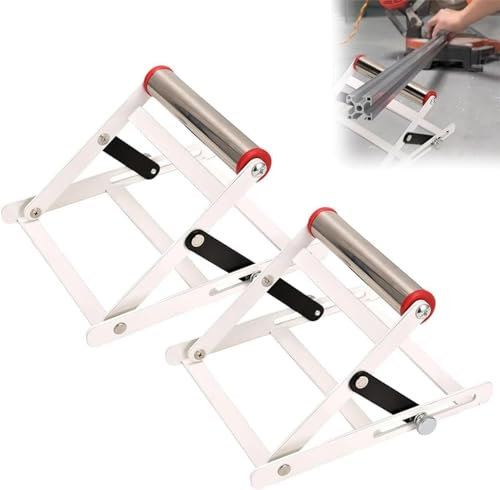 Ahuuen Table Saw Stand Height Adjustable 55-135mm | Adjustable Cutting Machine Support Frame | Metal Cutting Machine Work Support Stand | Support Frame | Cutting Machine Attachment