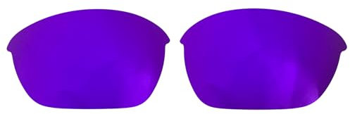 Lentes de repuesto para Oakley Half Jacket 2.0 OO9144 gafas de sol/1.5 mm polarizadas/fáciles de instalar (morado)
