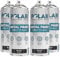 Polar Direct to Rust Gloss Black Metal Spray Paint - 4 x 400ml - Perfect for Metal, Wood, Furniture, Rust - Outdoor & Indoor Surfaces - Easy to Apply - 3 in 1 Primer, Undercoat & Topcoat