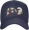 RYVOWETP Baseballkappe Snapback Sonnenhut Schlange und Blumen 2 Baseball Cap Designermütze Solarmütze Thermo Visier Trucker Hüte für Männer Frauen Geschenk
