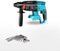 Akku Bohrhammer, 18-21V Max, kku Kombihammer Schlagbohrmaschine kabellos Bürstenloser bohrmaschine kompatibel mit Makita 18V, mit Bürstenloser Motor, Mit Bohren (Muster 2)