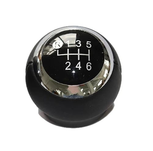 Für Toyota Für Avensis III T27 Von 2008-2015 5/6-Gang-Schaltknauf Aus PU-Leder Schalthebelabdeckung Schalthebelhebel(6 Speed Black)