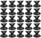 Joskeijky 25 PièCes SéRies GU10 Ampoule Changeur de Lampe Changeur TêTe PVC Ventouse Lampe RemplaçAnt pour LED HalogèNe Mini Piste LumièRes