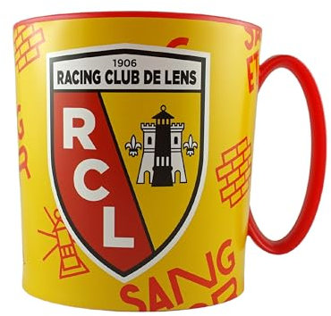 RC Lens Mug incassable Micro ondable - Collection officielle Racing Club de Lens - 350 ml