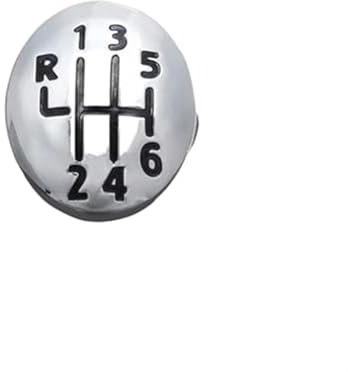 XEDLAMP 5/6 Gang Auto Schaltknauf Kappenabdeckung, for Renault, Clio Twingo Scenic Megane II 1996-2011 Schaltknauf Schalthebelkopf Schaltsack(Black 6 Speed)