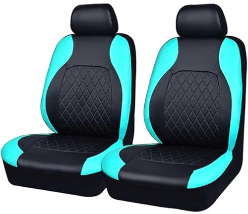 WXEXUDIN Coprisedile Coprisedili Auto, per Opel Corsa 5 Portes/Corsa 3 Portes F E D C B A 1988-2025 2 Pezzi Anteriore Set Copri-Sedile Fodere Set Completo Protezione Coprisedile Accessori,Green