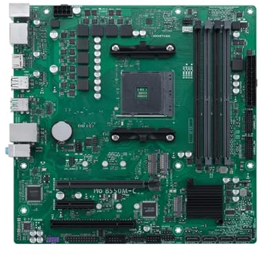 Placa Madre Placa Base Fit For ASUS Pro B550M-C CSM con zócalo AM4 DDR4 for B550M B550, Placa PCI-E4.0 m.2 sata3 de Escritorio Original