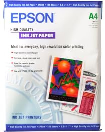 Epson 100-Sheets A4 Paper for Ink Jets