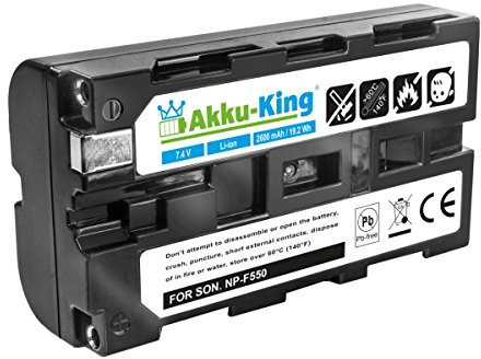 Akku-King Akku kompatibel mit Sender Futaba LT2F2200, Robbe 4553 - Li-Ion 2600 mAh - für Futaba T 12Z und T 14MZ