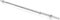 Gymtek® Langhantelstange Hantelstange - 180 cm Länge, Ø 28 mm - Hantel Stange für Krafttrainging, Home Gym, Fitness - inkl. Sternverschlüssen