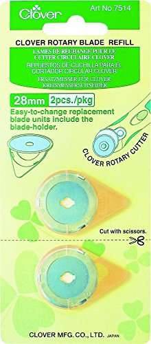 Clover Lame rotative pour coussin doux Lot de 2 x 28 mm