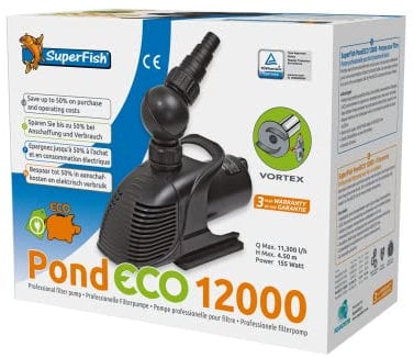 Superfish Eco 12000 Pond Pump 1 Count (Pack of 1)