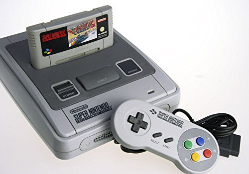 Super Nintendo Konsole mit F-Zero