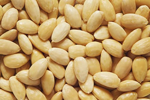 Blanchierte Mandeln 1 Kg | Mandeln geschält | Ganze Mandeln | ohne Schale| Rohe Mandeln ohne Haut | Nüsse 100% natürlichen Ursprungs | nahrhaft und gentechnikfrei Für vegane und vegetarische | Dorimed