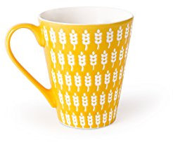 Excelsa Enjoy Mug, Porcelaine, Vert, 10 x 10 x 8,5 cm 10 x 10 x 8.5 cm Jaune