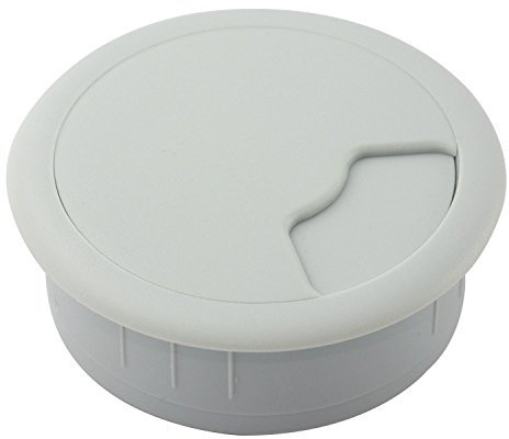 VASALAT Kabeldurchgang 60mm hellgrau, Kabeldurchführung D60mm,1 Stück