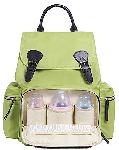 Große Wickeltasche wasserdicht Babytasche, Rucksack Mama | Kinderwagen Befestigung | mit Schultergurt verstellbar | viele Fächer | Deutscher Verkäufer