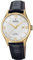 Festina Uhr Für Herren F20010/2 Swiss Made Gold Edelstahl Case SchwarzLeder Band