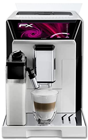 atFoliX Lámina Protectora de plástico Cristal compatible con DeLonghi PrimaDonna Class ECAM556.55.W Película Vidrio, 9H Hybrid-Glass FX Protector Pantalla Vidrio templado de plástico