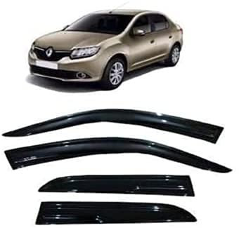 Windabweiser FüR Renault Clio 3 2005-2013, Seitenfenster Deflectors Sonnenblenden Regenschutz Rauch Fenster Visier Autoteile