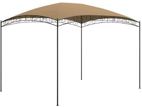 vidaXL Pavillon 3x4x2,65 m Taupe 180 g/m²