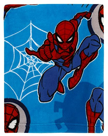 Disney Marvel Spiderman 7058210P Krabbeldecke mit Spinnennetzen, Rot, Weiß und Blau