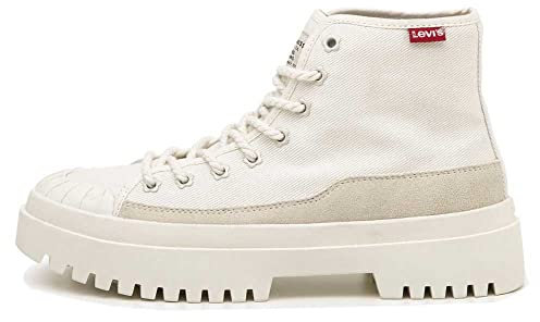 Levi's Damen Patton S Sneakers, Off White, 41 EU