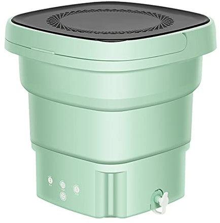 Abhpjuy Machine à laver pliable petit mini sous-vêtements à ultrasons portable chaussettes artefact dortoir utilisation de voyage