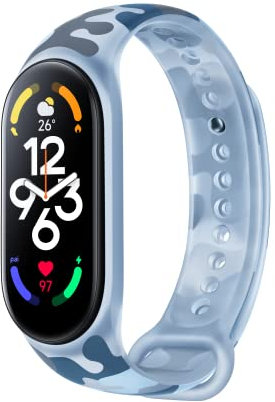 Xiaomi - 41979 Bracelet pour Smart Band 7, Bleu Kaki