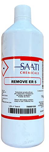 CPL Fabbrika. Remover ER 5 Saati pour cadres sérigraphiques. Lot de 1 kg. Convient pour décapage des cadres de sérigraphie. Supprime l'émulsion du cadre. Prêt à l'emploi.
