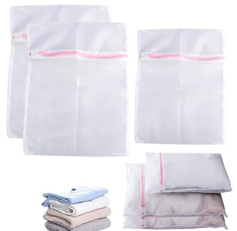 3PCS Mesh Laundry Bags Laundry Bags for Washing Machine Reuse Durable Washing Bag for Washing Machine Jeans Lingerie Socks Sweaters Coats
