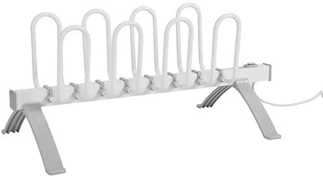 EMPOTEC Asciuga Scarpe Elettrico Scarponi da Sci Calzini Stivali Stendino con 8 Elementi Riscaldanti 61 x 36 x 31 Potenza 80Watt
