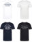 TOM TAILOR Tshirt Herren Baumwolle Regular Fit 4er Pack Set Rundhals Kurzarm Sommer Tee Shirt Logoprint 100% Baumwolle, Größe:XL, Farbe:Lucid White (28847)