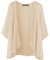 ZANZEA Damen Chiffon-Kimono-Cardigan vorne offen Capes Sheer Shrug Top Schwimmen Strand Cover Up Beachwear Bluse Wrap, beige, XL