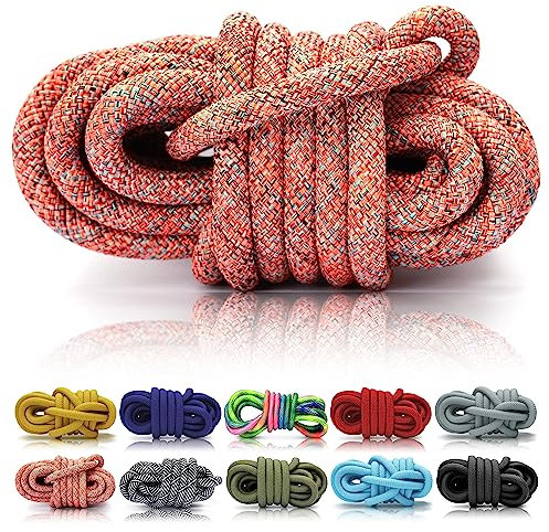 Ganzoo PPM Seil 5 Meter, Tauseil, Hunde-Leine, Halsband, Takeln, Polypropylen Multifilem Rope, 8mm Stärke, Rust