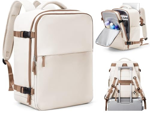 SZLX Cabin Bags for Ryanair Underseat Travel Bag Carry Ons Ruscksack for Plane Hand Luggage Easyjet Cabin Bag 45x36x20 Travel Backpack Cabin Size Women Men Casual Daypack Fit 14 Inch Laptop