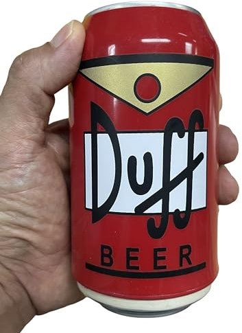 1 x Duff Beer Abdeckung Simpson Silikon-Kühlhülle für Bier 355 ml