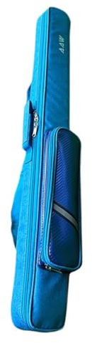 Amagogo Billard Pool Queue Tasche Tragetasche 3/4 Snooker Billard Queue Tasche Träger Container Organizer Verschleißfester Schutz